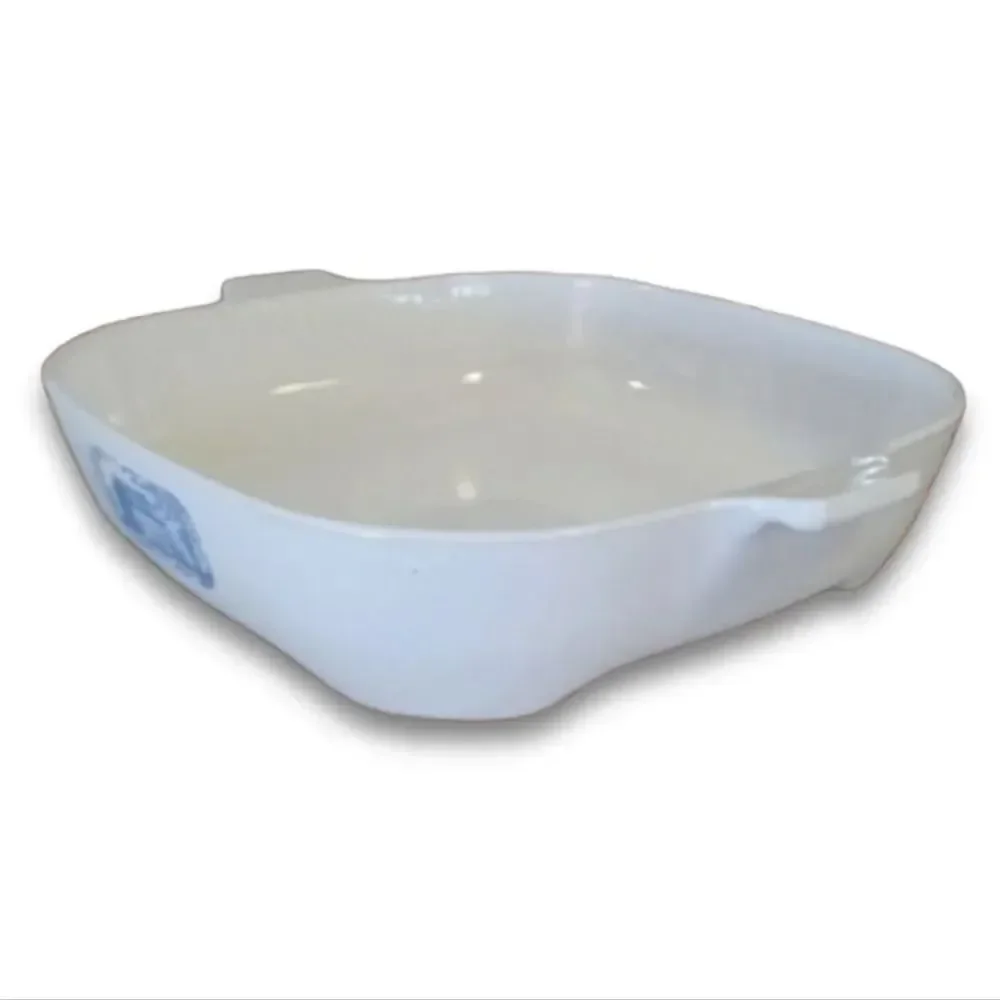 80s VTG Corningware The Amana Blue Colonial House 10